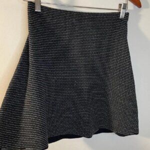 NWOT Theory|| Wool A-line Striped Skirt Size Petite Small, Perfect Fall Skirt